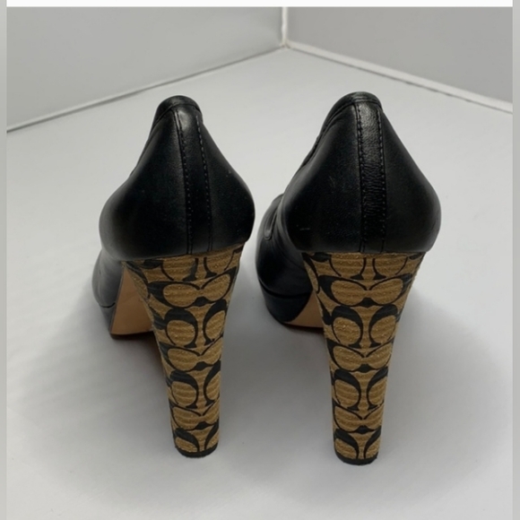 COACH Black Leather Pumps - Picture 6 of 6